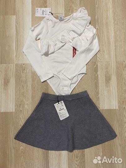 Юбка,боди,кофта Zara Оригинал
