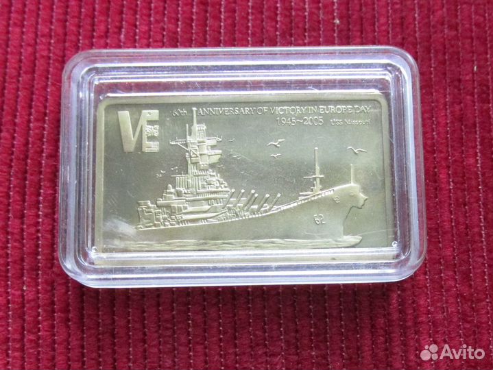 Монета корабль Миссури