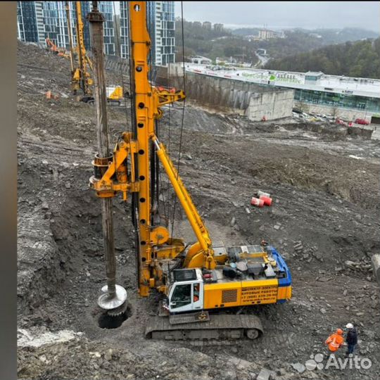 Бурение под сваи