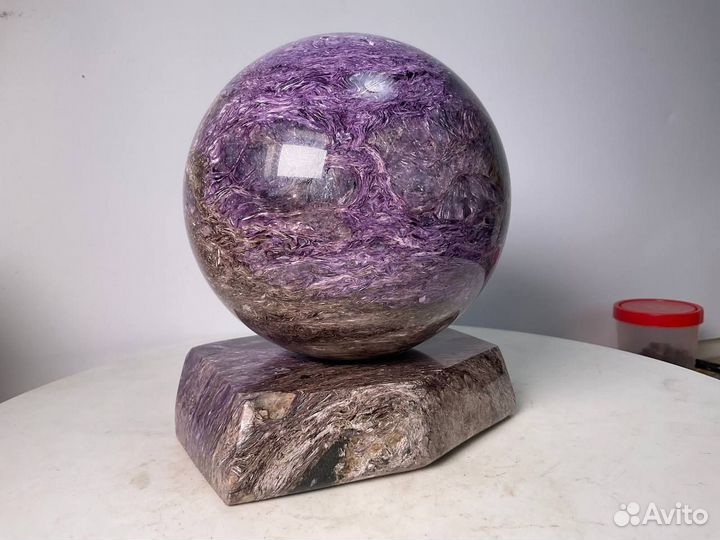 Чароит. Шар, 120мм, Якутия. Минерал