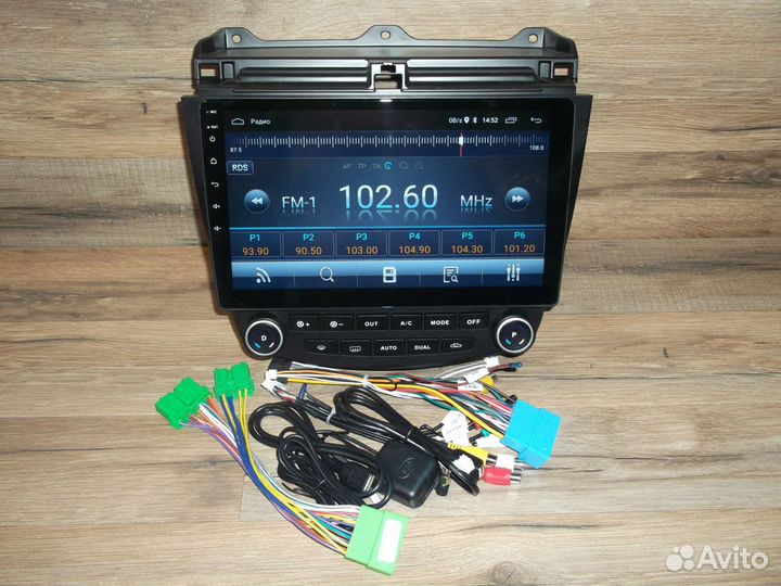 Магнитола Honda Accord 7 Android GPS