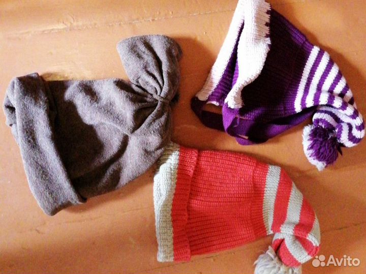 Шапки детские для девочек. 4-7лет