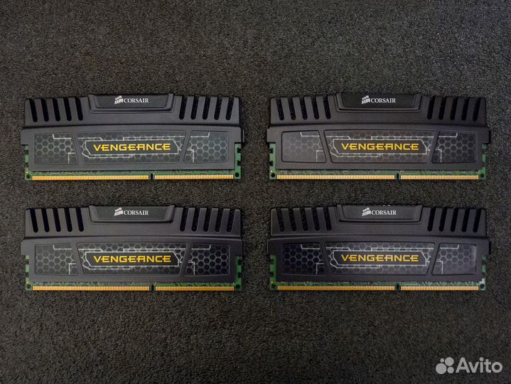 DDR3 4x4gb 1600mhz 2rank CL9-9-9-24 Vengeance