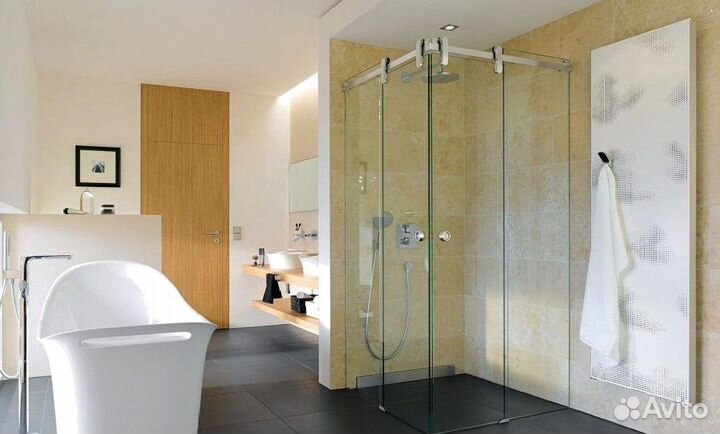 Стеклянная душевая кабина