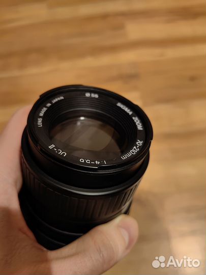 Sigma AF 70-210mm f/4-5.6 Canon (с ошибкой)