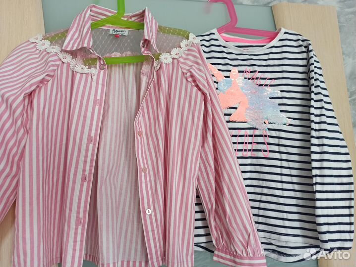 Вещи пакетом на девочку 122-128