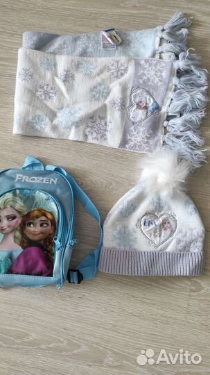 Рюкзак шапка шарф Холодное сердце