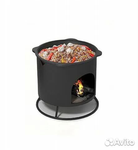 Печь под казан малая Везувий 12л