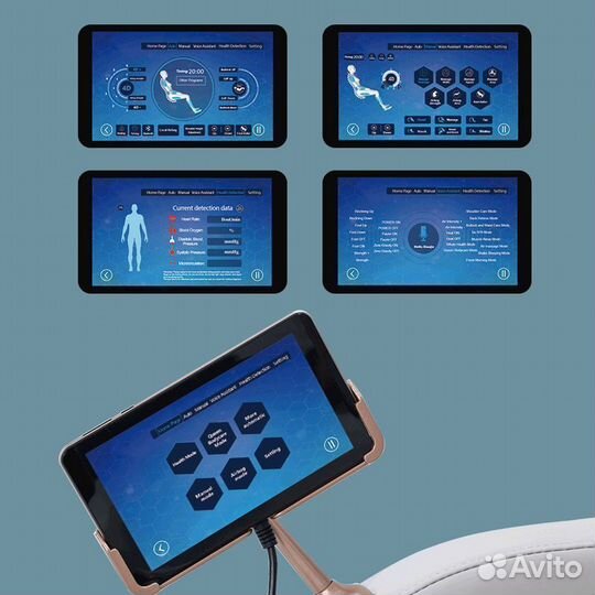 Массажное кресло 01 бордо