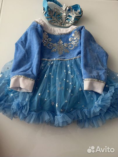 Костюм снегурочки 74 размер