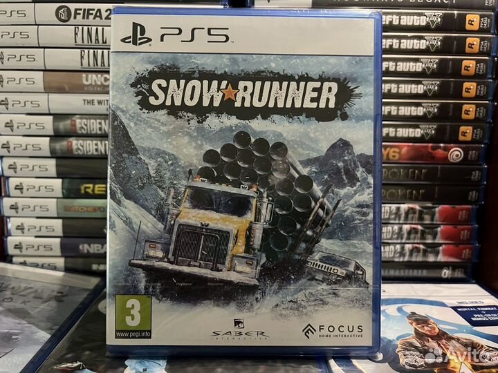Диск Snowrunner PS5 / Новый