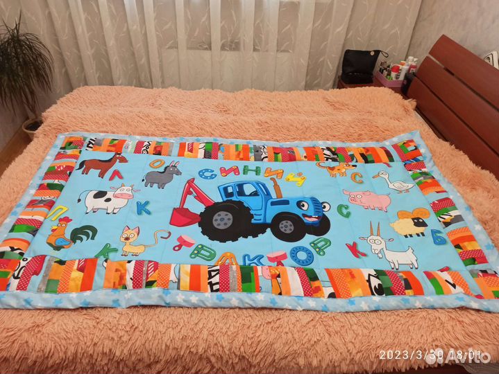 Лоскутное одеяло детское ручной работы