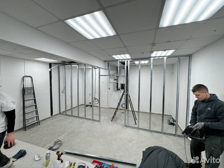 Монтаж демонтаж перегородок