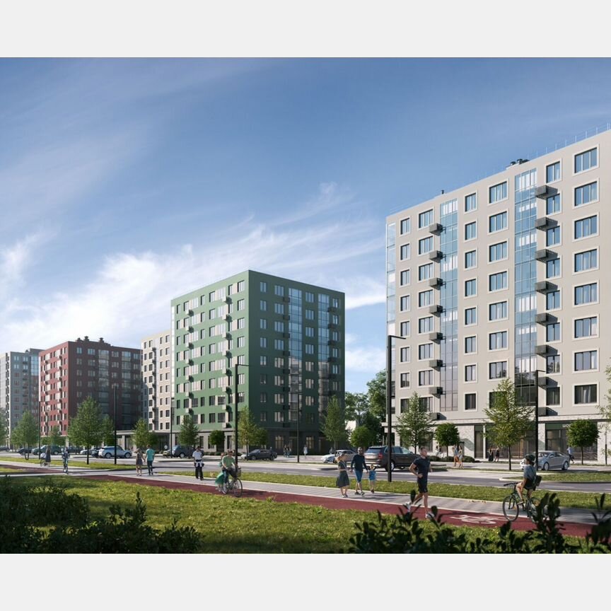 1-к. квартира, 38,5 м², 6/9 эт.