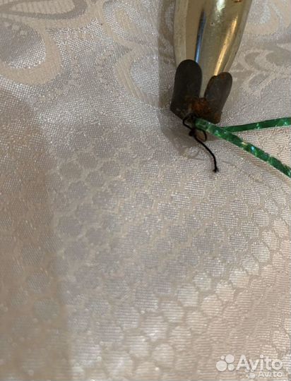 Советская ёлочная игрушка Сосулька