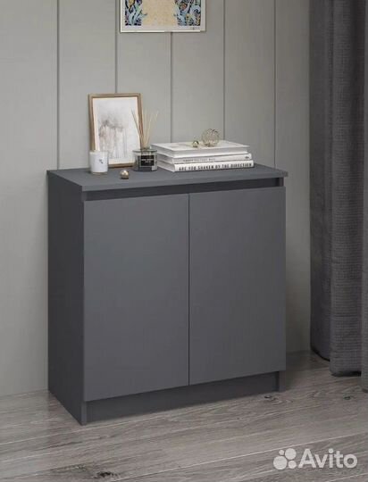 Тумба комод (Серый-графит)
