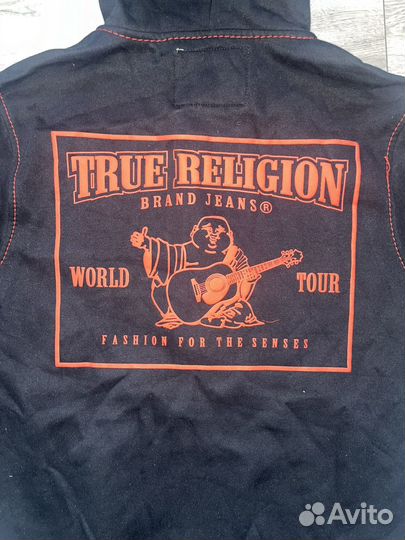 Худи мужское true religion черный XL