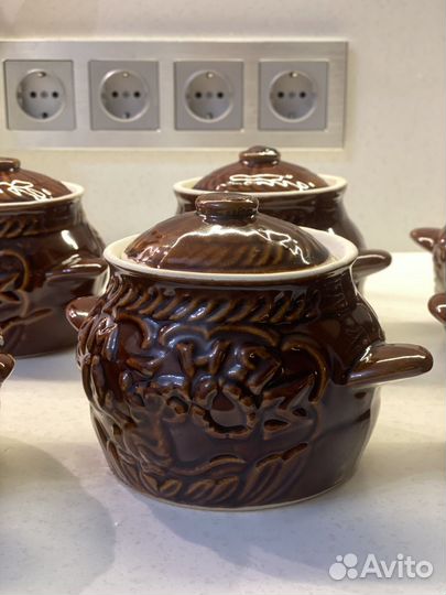 Глиняные горшоки для запекания