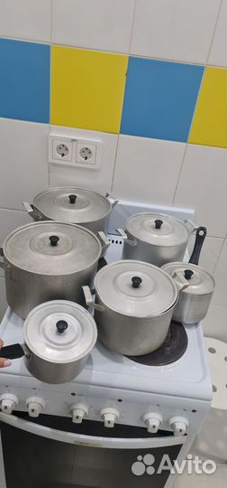 Кастрюля алюминиевая бу