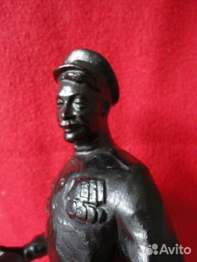 Статуэтка Встреча чугун. Касли. СССР
