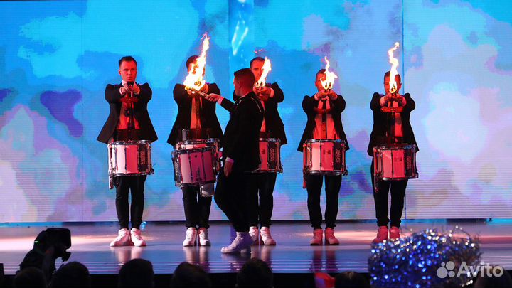 Шоу барабанщиков на мероприятие Vasiliev Groove