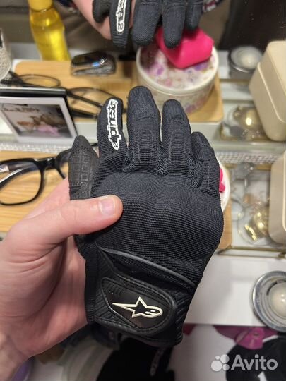 Мото перчатки женские