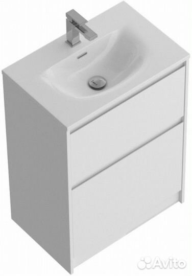 Мебель для ванной BelBagno Kraft-39-600-PIA-BB-8099-3-60 Bianco Opaco