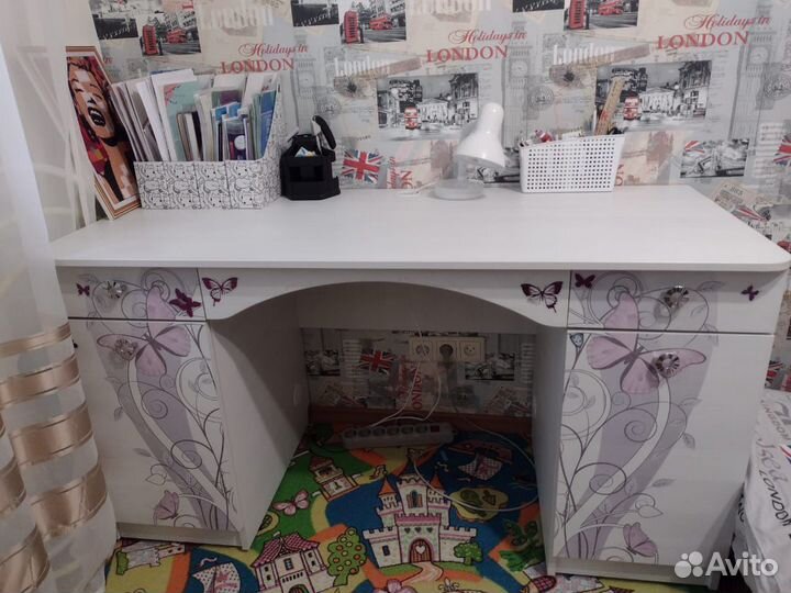 Кровать чердак со столом