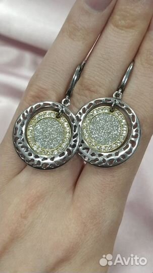 Серьги, серебро 925