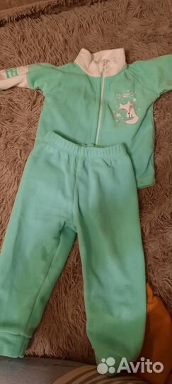 Флисовый костюм 80-86 для мальчика и девочки