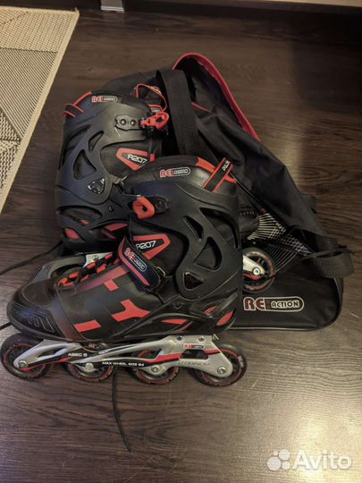 Роликовые коньки reaction r207 44 размер