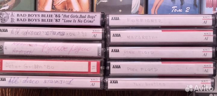 Аудиокассеты basf axia sony sanyo