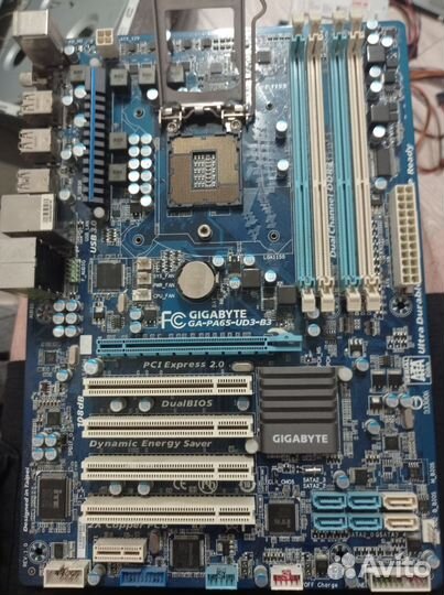 Материнская плата сокет 1155 + процессор i3 -2125