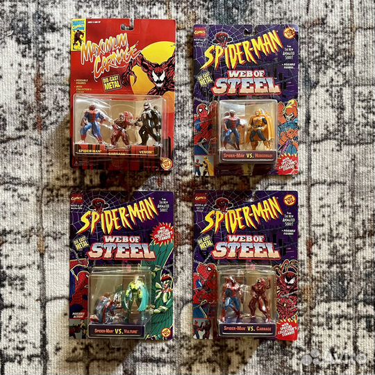 Наборы фигурок Spider-Man Toy Biz Web of Steel