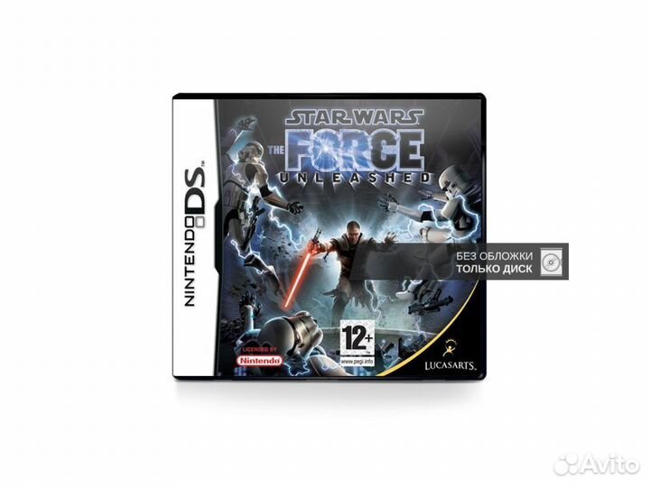 Star Wars The Force Unleashed, б/у без обложки DS
