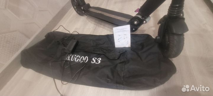 Электросамокат kugoo s3