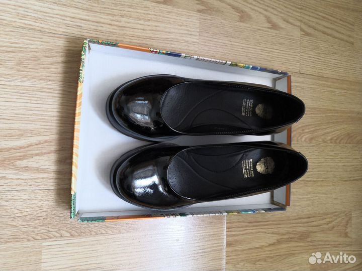 Туфли женские чёрные на платформе 36 размер