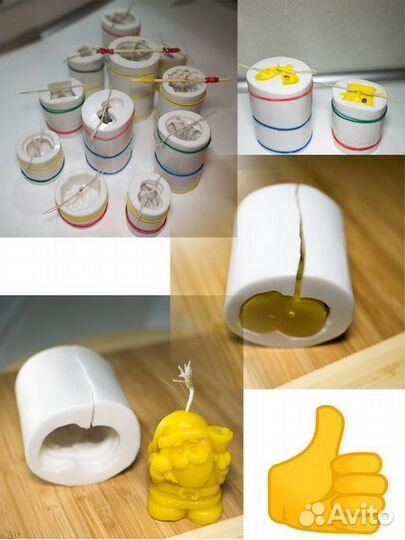 Силиконовая форма для свечей Ангел 5 (0616)