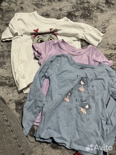 Большой пакет вещей на девочку 122-128