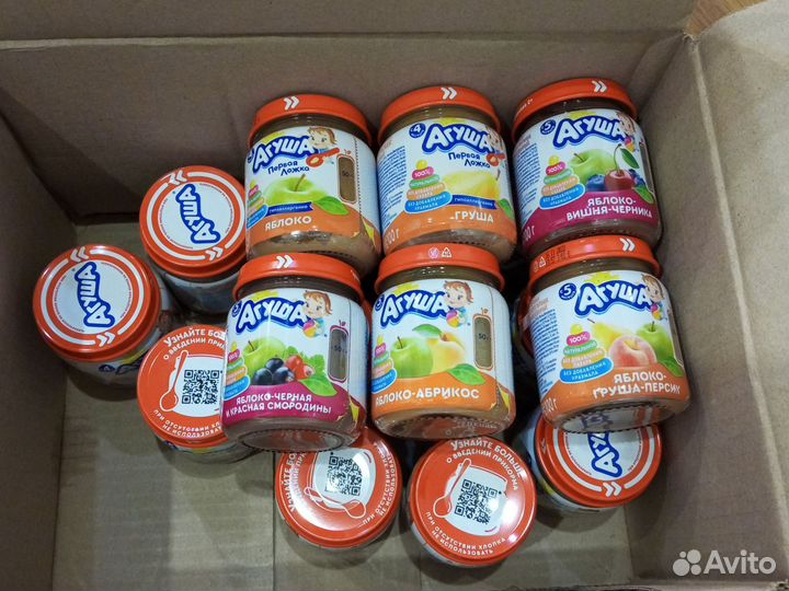 Детское питание пюре фруктовое