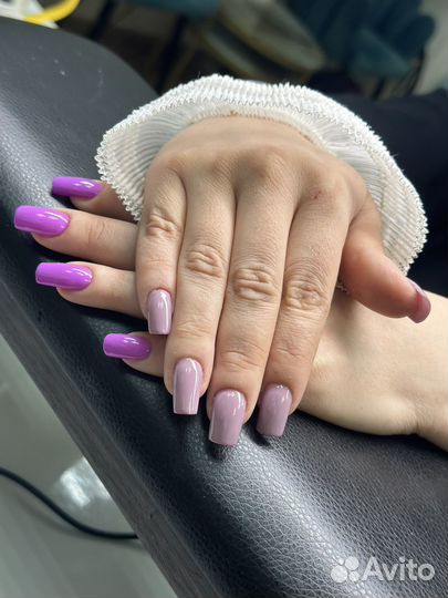 Маникюр гель лак,наращивание,педикюр