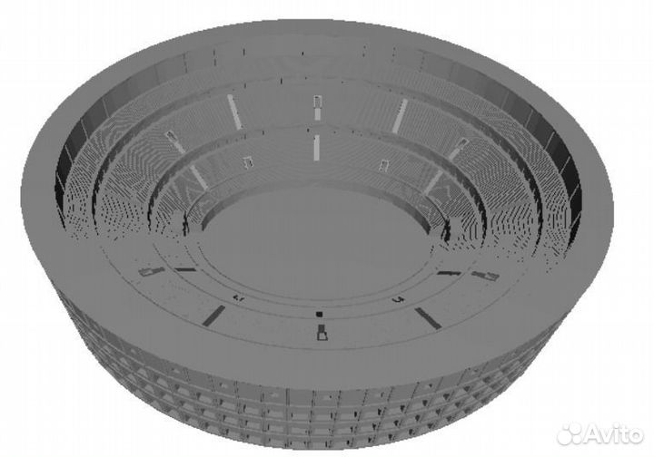 Силиконовая форма молд Колизей
