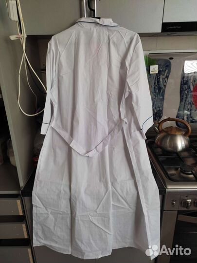 Белый медицинский халат 48-50