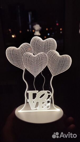Романтический светильник/ночник - 