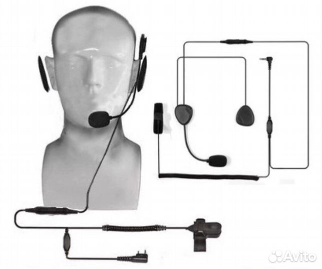 Гарнитура для рации в шлем