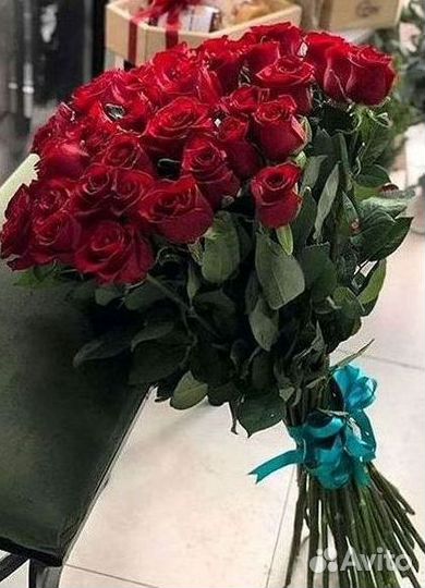 Длинные высокие розы 110 150 160 180 200 см