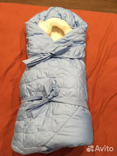 Конверт одеяло на выписку зима