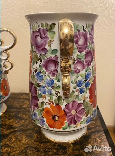Вазы парные Коростень Киев винтаж фарфор