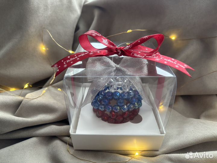 Елочные игрушки в подарочной упаковке