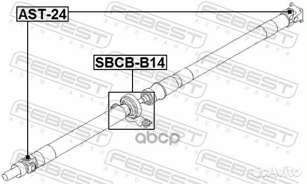 Подшипник подвесной / subaru legacy B14 2009.02